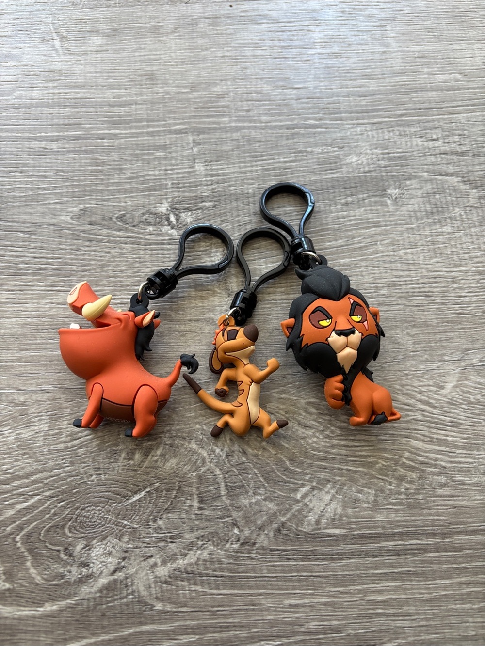 NWOT Disney Lion Kings bag charms keychains